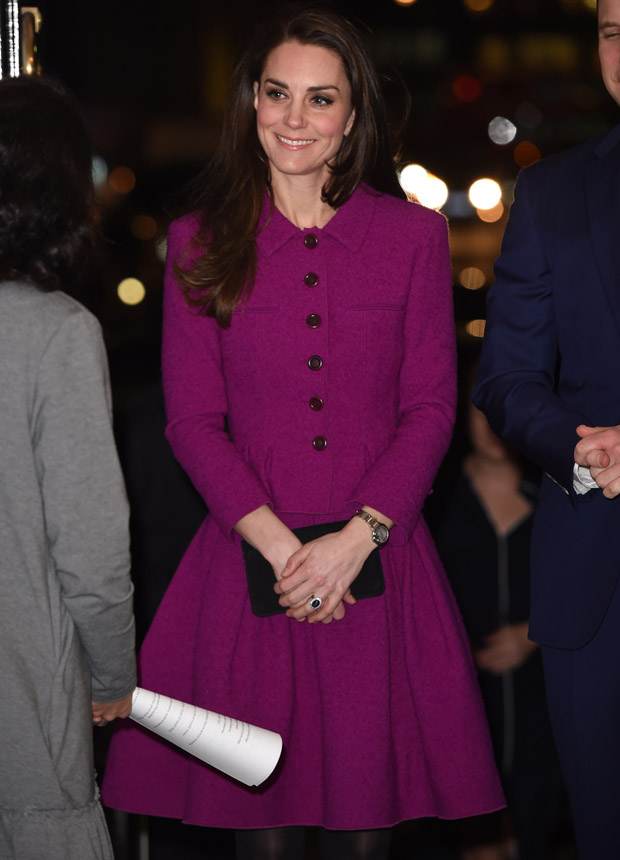 Kate Middleton wearing Oscar de la Renta. Photo / Getty